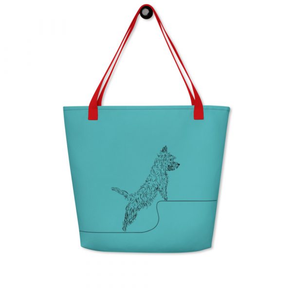 Cairn at Attention - Lola #1 Beach Tote Bag - Image 4