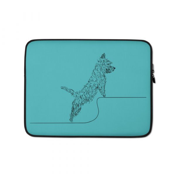 Cairn at Attention - Lola #1 Laptop Sleeve