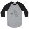 Proudly Owned by a Cairn Terrier 3/4 Sleeve Unisex Raglan Shirt - Image 2