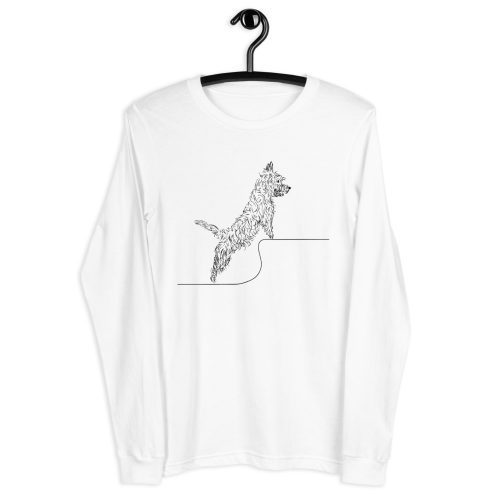 Cairn Terrier at Attention - Lola #1 Unisex Long Sleeve Tee