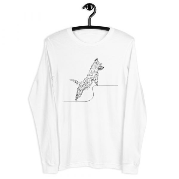 Cairn Terrier at Attention - Lola #1 Unisex Long Sleeve Tee