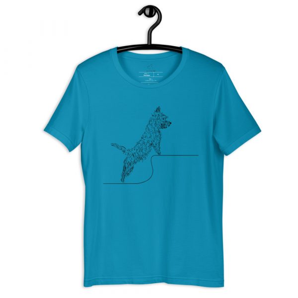 Cairn Terrier at Attention - Lola #1 Short-Sleeve Unisex T-Shirt - Image 8