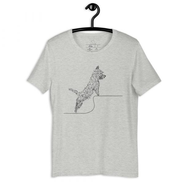 Cairn Terrier at Attention - Lola #1 Short-Sleeve Unisex T-Shirt - Image 26