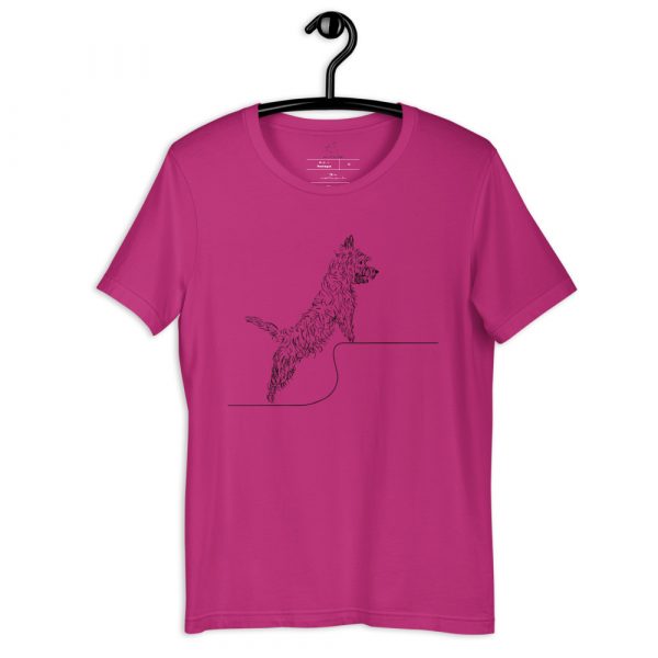 Cairn Terrier at Attention - Lola #1 Short-Sleeve Unisex T-Shirt - Image 4