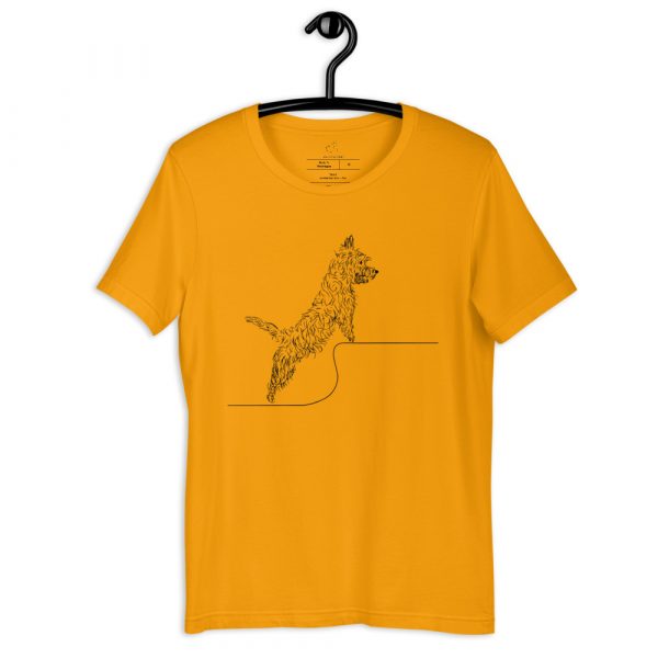 Cairn Terrier at Attention - Lola #1 Short-Sleeve Unisex T-Shirt - Image 14