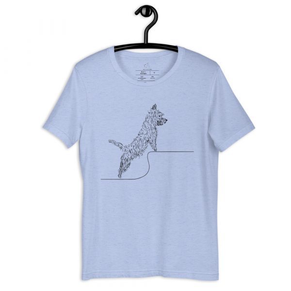 Cairn Terrier at Attention - Lola #1 Short-Sleeve Unisex T-Shirt - Image 22