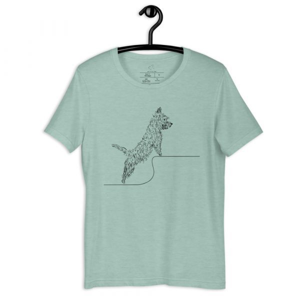 Cairn Terrier at Attention - Lola #1 Short-Sleeve Unisex T-Shirt - Image 18