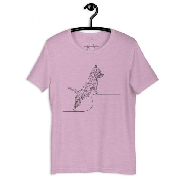 Cairn Terrier at Attention - Lola #1 Short-Sleeve Unisex T-Shirt - Image 16