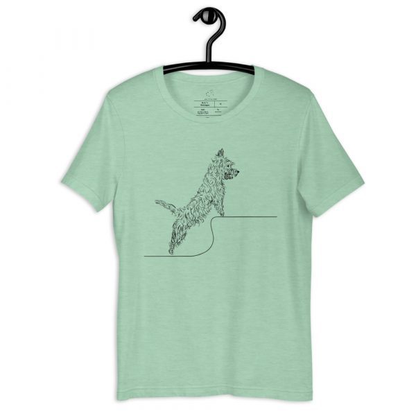 Cairn Terrier at Attention - Lola #1 Short-Sleeve Unisex T-Shirt - Image 20