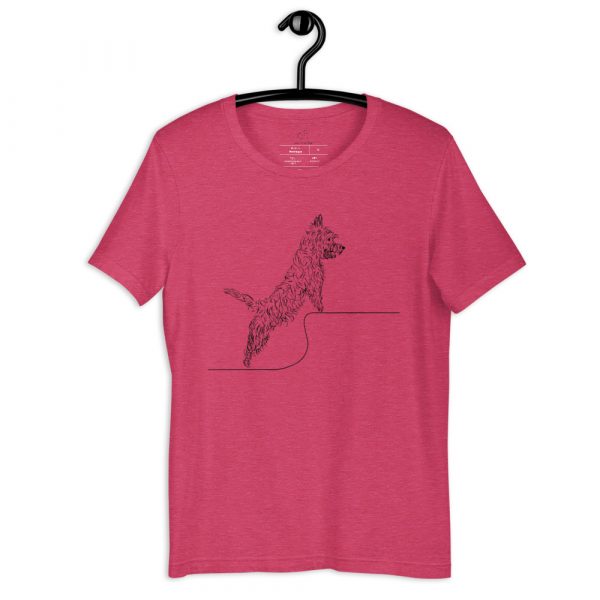 Cairn Terrier at Attention - Lola #1 Short-Sleeve Unisex T-Shirt - Image 6