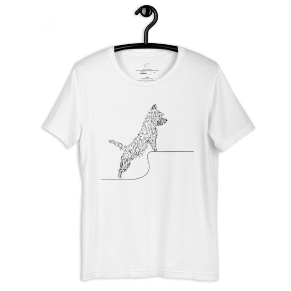 Cairn Terrier at Attention - Lola #1 Short-Sleeve Unisex T-Shirt