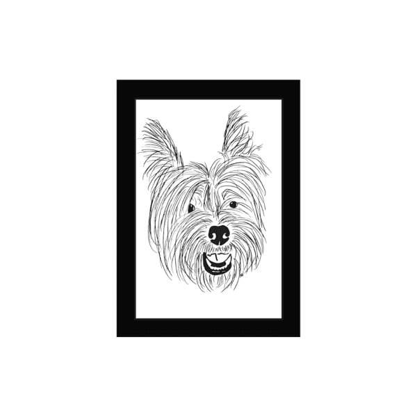 Cairn Terrier So Happy - Mac #2 Matted Print