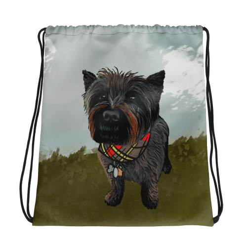 Ready for Adventure Cairn Terrier – Angus #2 Drawstring bag