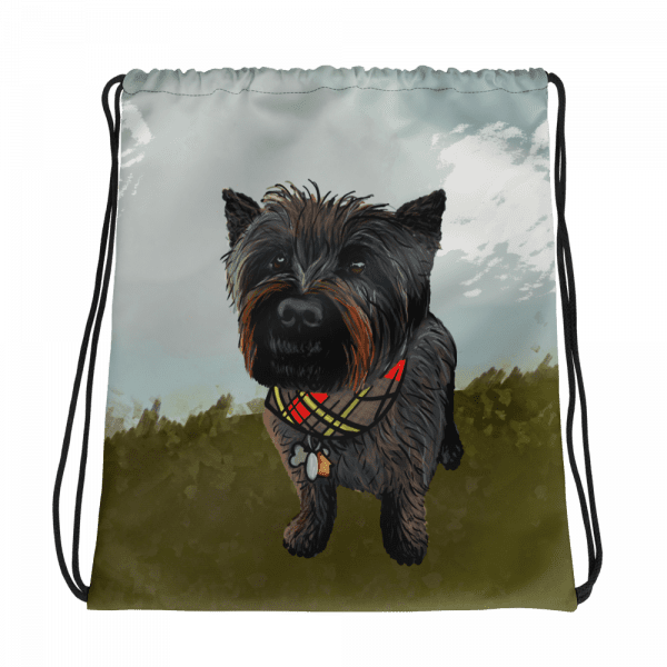 Ready for Adventure Cairn Terrier – Angus #2 Drawstring bag