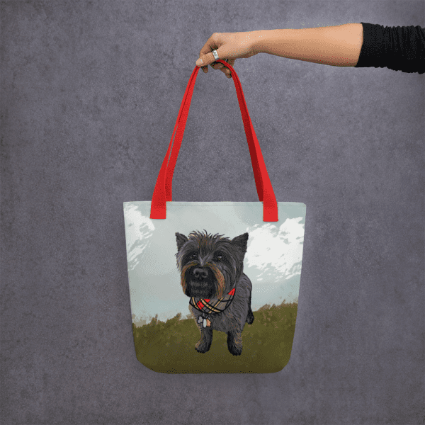 Ready for Adventure Cairn Terrier – Angus #2 Tote bag - Image 2