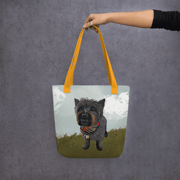 Ready for Adventure Cairn Terrier – Angus #2 Tote bag - Image 3