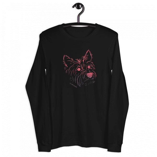 Handsome Cairn Terrier - Angus #1 Unisex Long Sleeve Tee - Image 6