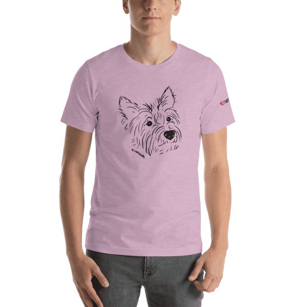 Handsome Cairn Terrier – Angus #1 BLK Unisex t-shirt - Image 14