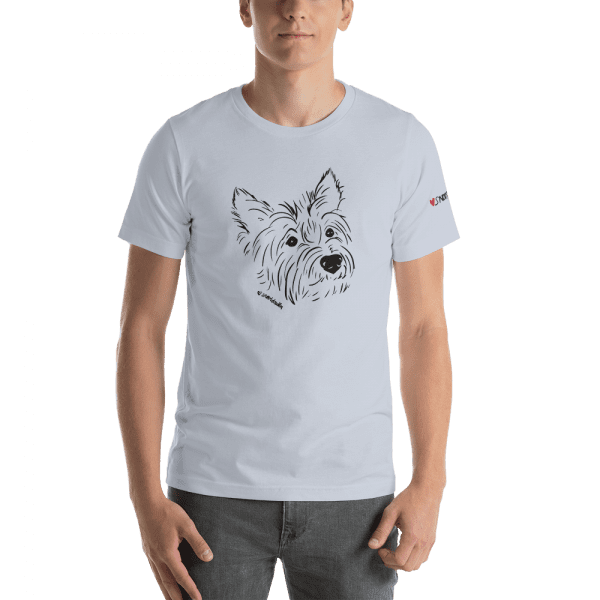 Handsome Cairn Terrier – Angus #1 BLK Unisex t-shirt - Image 32