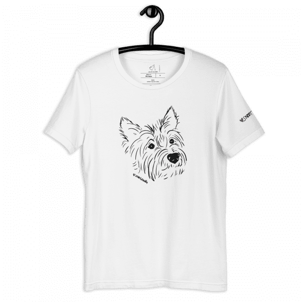 Handsome Cairn Terrier – Angus #1 BLK Unisex t-shirt