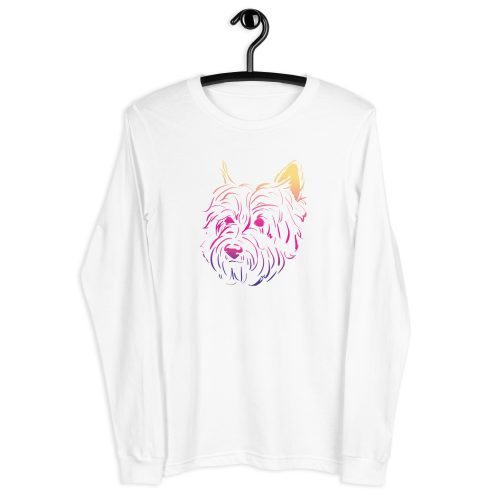 Handsome Cairn Terrier – Chester #1 CLR Unisex Long Sleeve Tee