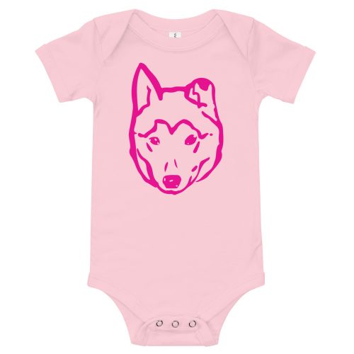 Baby Patel Custom Dog Art short sleeve one piece