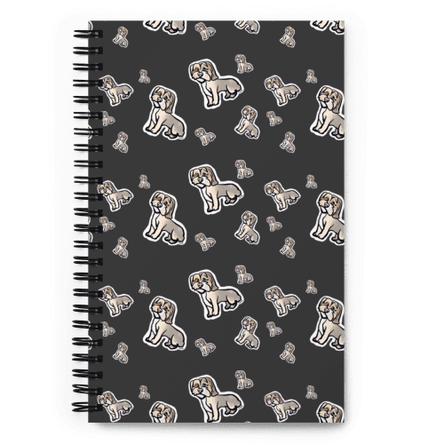 Merle Custom Art Spiral notebook