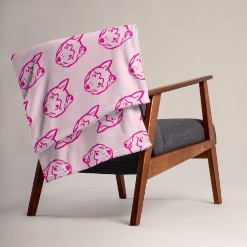 Baby Patel Custom Dog Art Throw Blanket